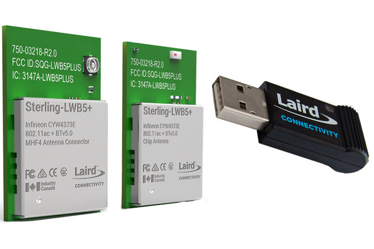 Sterling-LWB5 + USB适配器从莱尔德连接