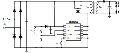 BP3316D应用电路