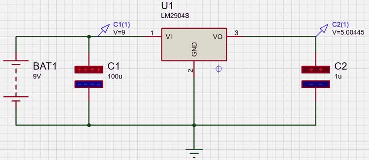 LM2940S IC应用程序电路图
