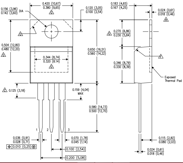 LM317可变电压调节器2D型号