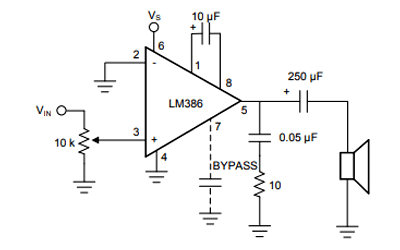 LM386音频放大器电路