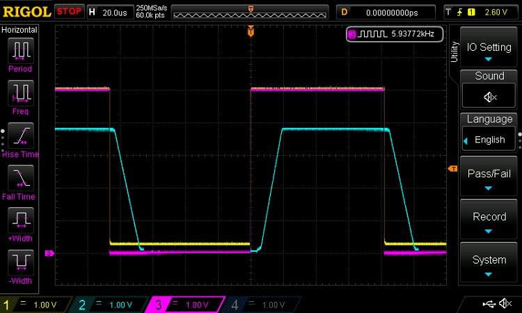 LM358 and LM393 Output Waveform